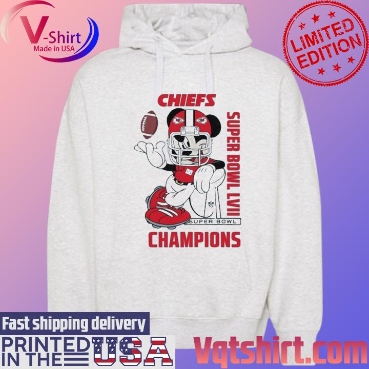 Official official Mickey Mouse Kansas City Chiefs Super Bowl LVII