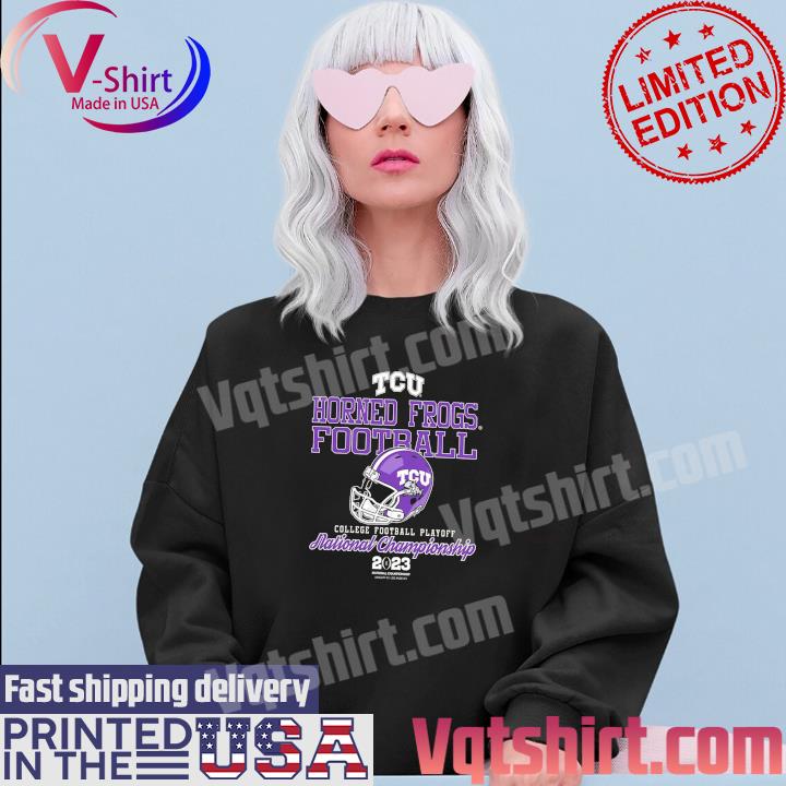 Official college Football playoff 2023 national championship game tcu calI  bound T-shirts, hoodie, tank top, sweater and long sleeve t-shirt