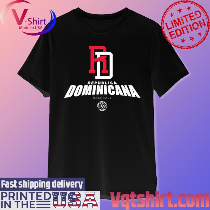 Dominican Republic Baseball LEGENDS 2023 World Baseball Classic Federation  T-Shirt - Black