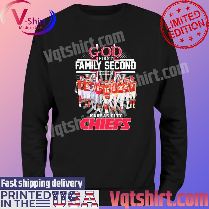 Kansas City baseball - God first, family second' Women's Premium Longsleeve  Shirt