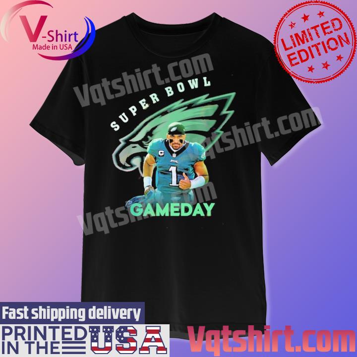 Jalen Hurts Philadelphia Eagles Super Bowl Gameday shirt