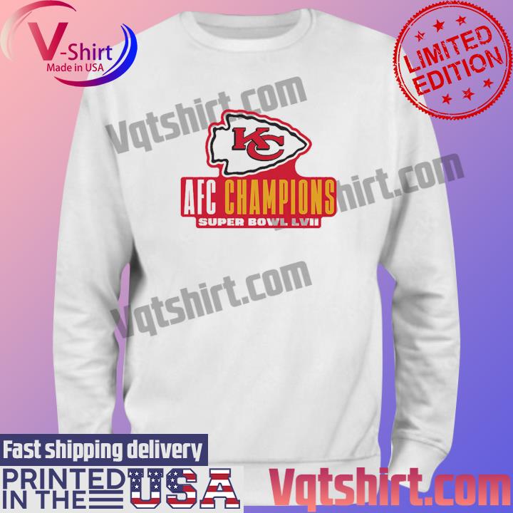 Chiefs 2022 AFC Champions Apparel, Kansas City Chiefs Super Bowl LVII Shirts,  Hats