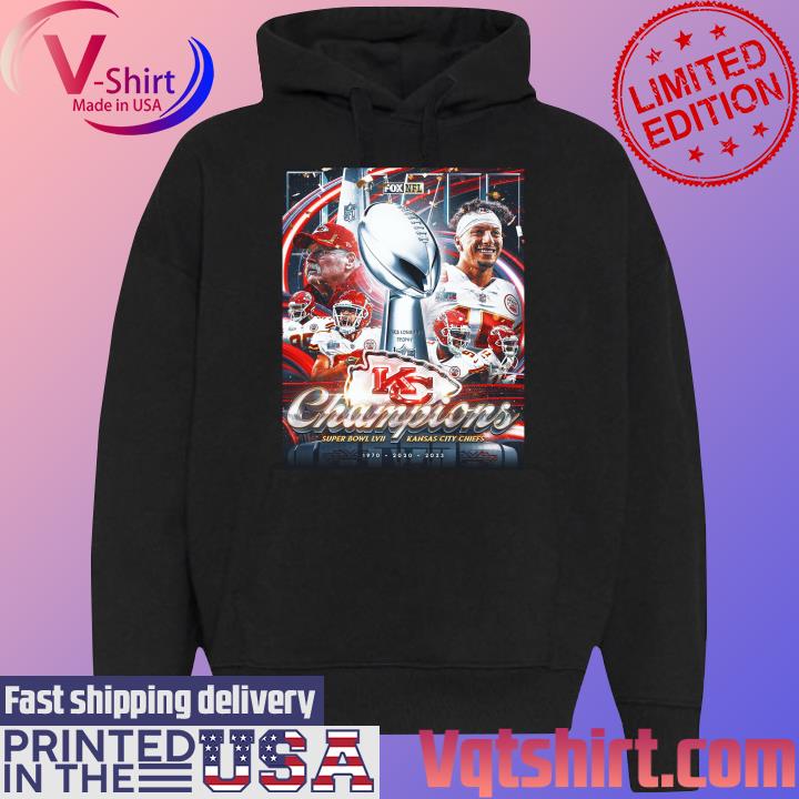 The Kansas City Chiefs are Super Bowl Champions 3X Champs 1970 2020 2023  poster shirt, hoodie, sweater, long sleeve and tank top