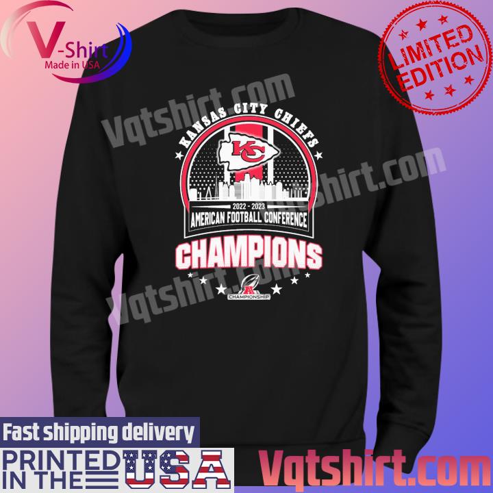 2022-2023 American Football Conference Champions Kansas City Chiefs Tee, Kc  Chiefs Gifts in 2023