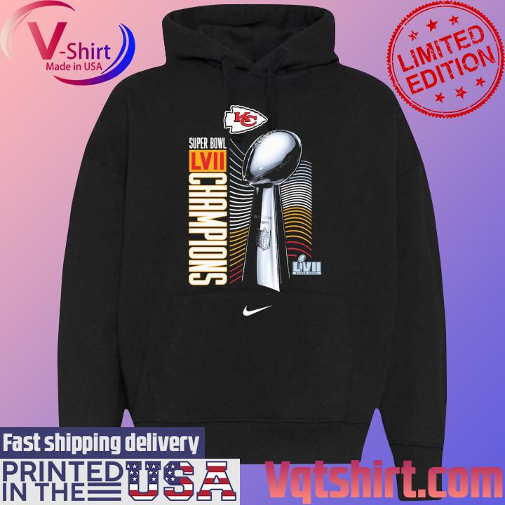 Kansas City Chiefs Nike Super Bowl LVII Champions Lombardi Trophy shirt,  hoodie, sweater and long sleeve