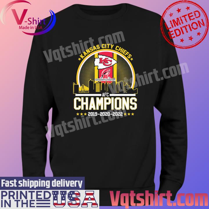 Kansas City Chiefs AFC Champions 2019 2020 2022 shirt, hoodie