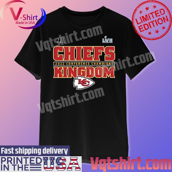 Kansas City Chiefs Super Bowl LVII 2022 Conference Champions Tee Shirt