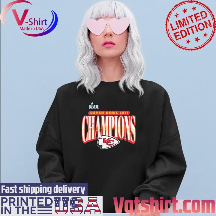 Official Kansas City Chiefs Super Bowl LVII Champions Big & Tall Raglan T- Shirt, hoodie, sweater, long sleeve and tank top