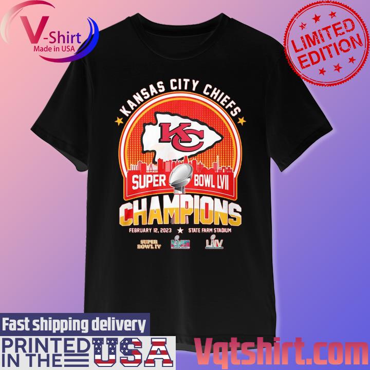 Kansas city Chiefs super bowl LVII Champions february 12,2023