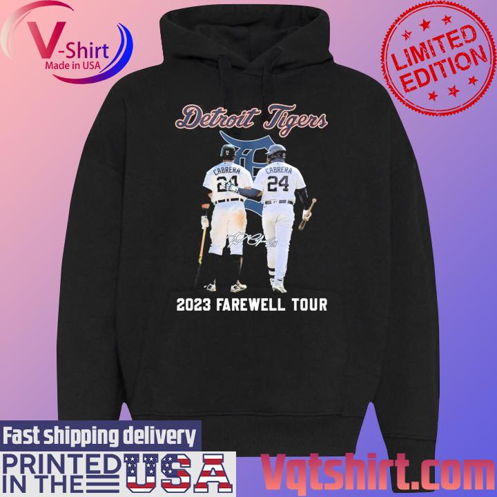 Miguel Cabrera Detroit Tigers 2023 Farewell Tour Signature Shirt, hoodie,  sweater and long sleeve