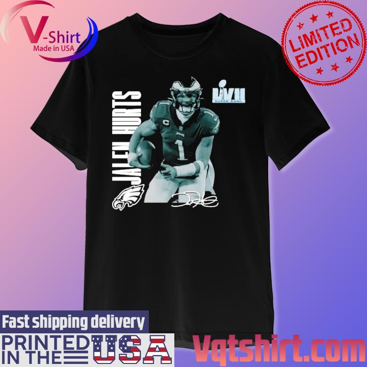 Jalen Hurts Shirt Signature Philadelphia Eagles Gift