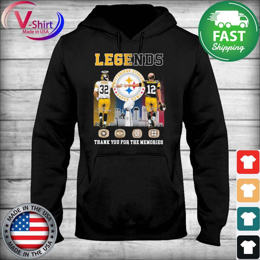 American Football Pittsburgh Steelers Thanks For The Memories Legends  Franco Harris Shirt - Anynee