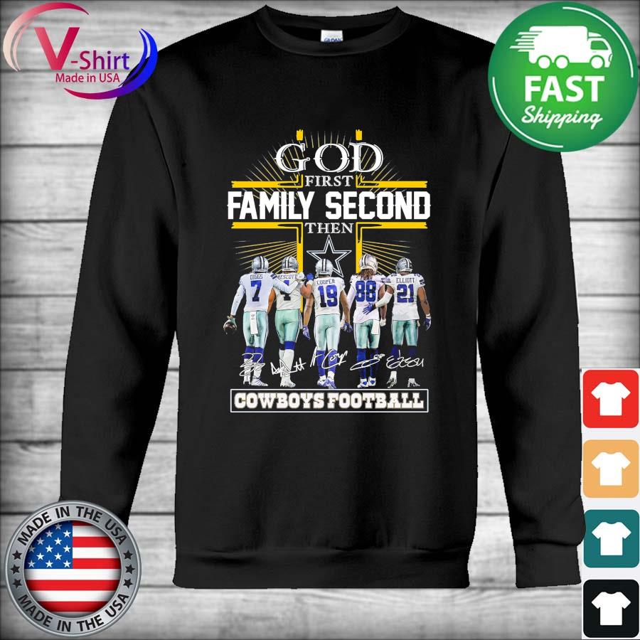 Dallas Cowboys NFL Personalized God First Family Second Baseball Jersey -  Growkoc