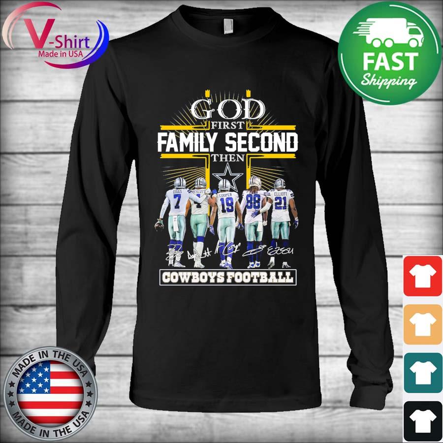 God Family Country Dallas Cowboys Football Team Signatures T-Shirt, hoodie,  sweater, long sleeve and tank top