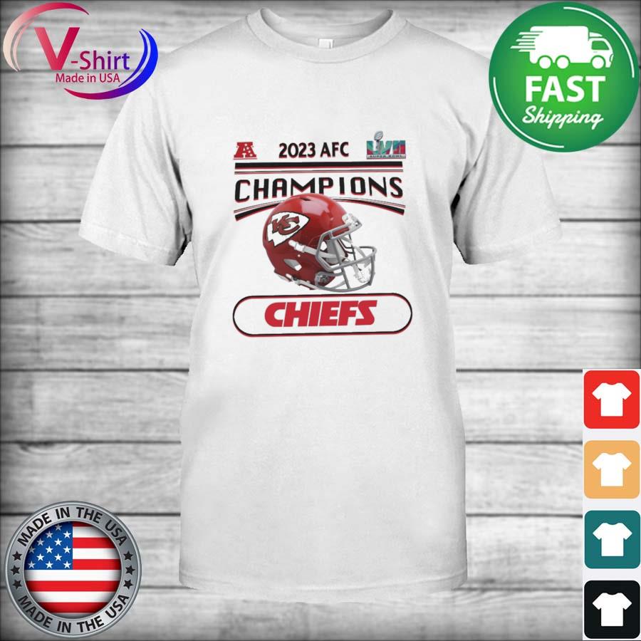 Kansas City Chiefs 2023 A.F.C Conference Champi0ns Unisex TShirt Size S-3XL