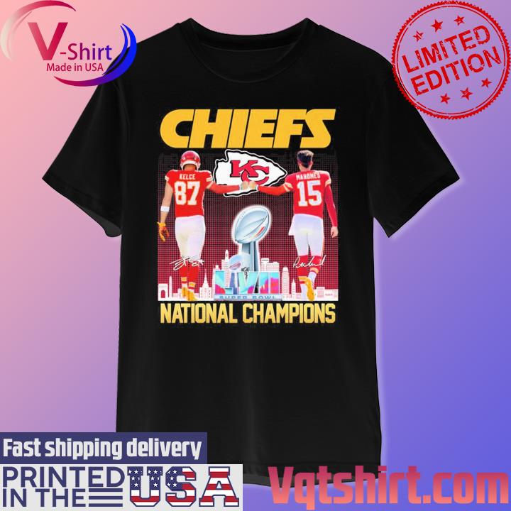 Official Champion Patrick Mahomes Kansas City Chiefs Signature Shirt  Longsleeve T-shirt