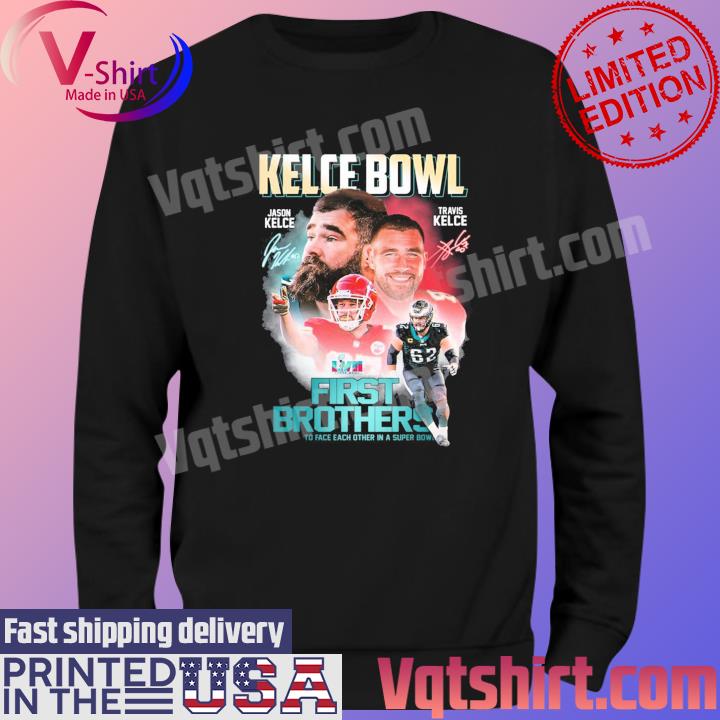 Kelce Brothers in a Super Bowl Travis Kelce Vs Jason Kelce shirt, hoodie,  sweater, long sleeve and tank top