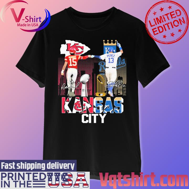 Official Patrick Mahomes and Salvador Pérez Kansas City signatures shirt,  hoodie, sweater, long sleeve and tank top