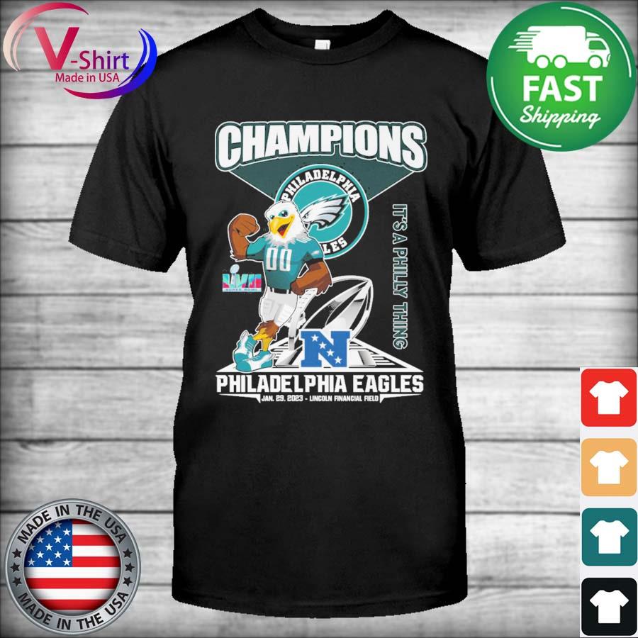 Philadelphia Eagles Super Bowl LVII 2022 2023 Champions T-Shirt - Cruel Ball