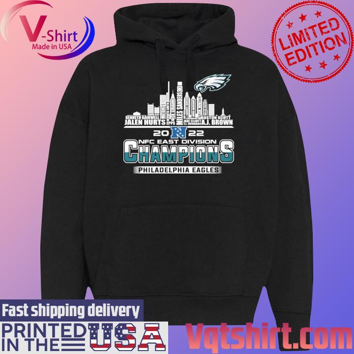 Official 2022 NFC East DIvision Champions Philadelphia Eagles team player  signatures shirt, hoodie, sweater, long sleeve and tank top