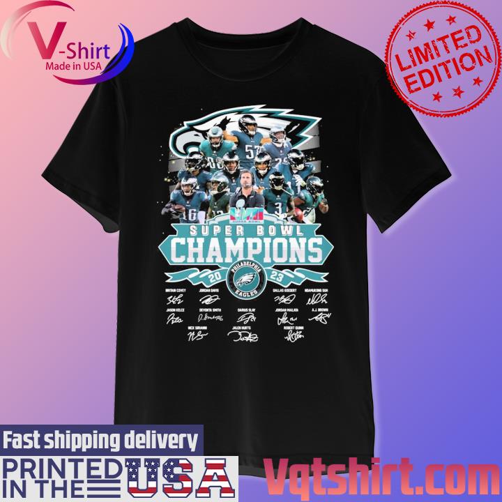 Official Super Bowl LVII 2023 Philadelphia Eagles Champions shirt, hoodie,  sweater, long sleeve and tank top
