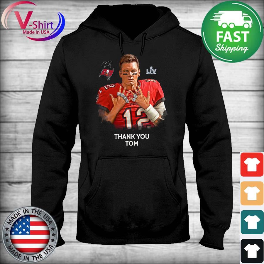 Tampa Bay Buccaneers Thank You 12 Tom Brady 2023 Shirt, hoodie, sweatshirt  and long sleeve