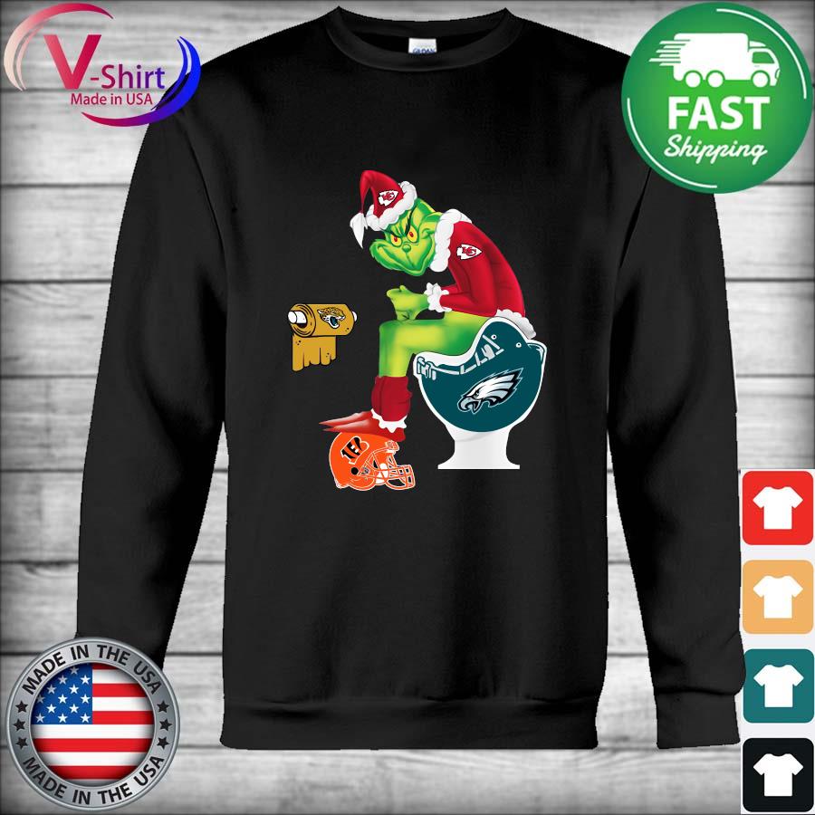 Shirts  The Grinch Philadelphia Eagles On Other Teams Christmas