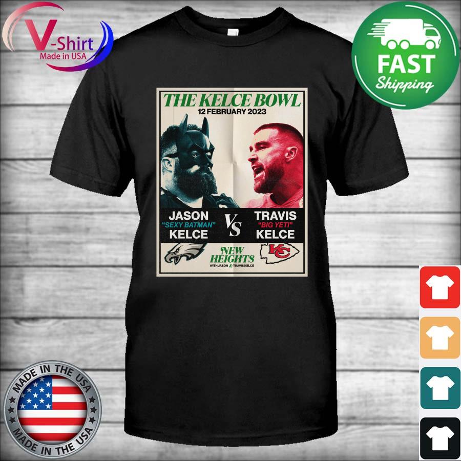 Jason Kelce Shirt Sexy Batman Big Yeti The Kelce Bowl Eagles Gift