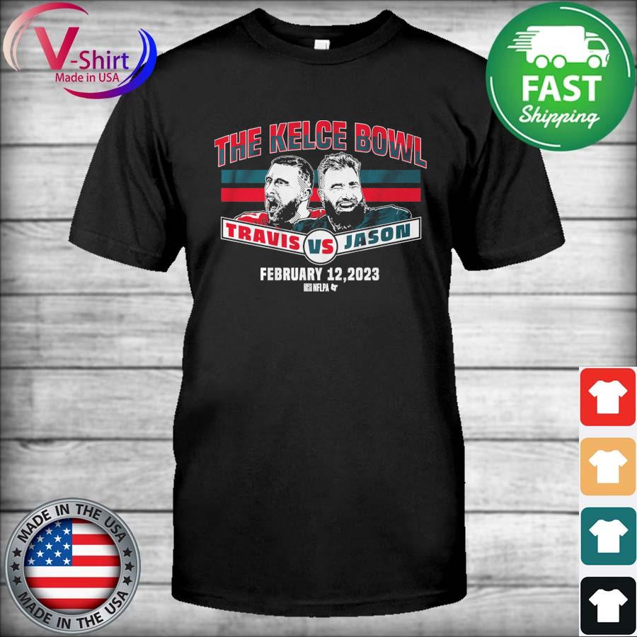 Premium Jason Kelce vs Travis Kelce Kelce Brother Super Bowl 2023 Cartoon  shirt, hoodie, sweater, long sleeve and tank top