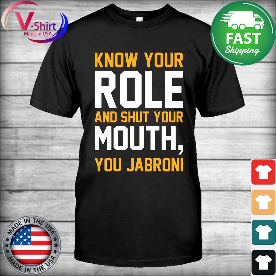 Kelce Brothers Funny Know Your Role and Shut Your Mouth Shirt