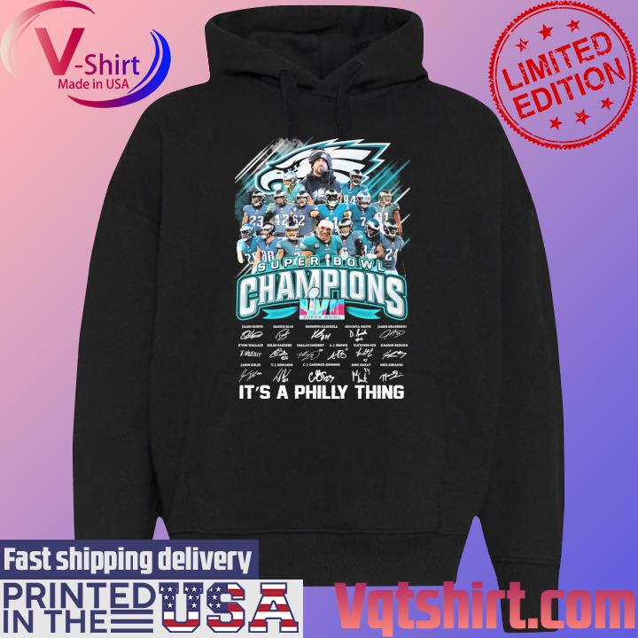 It's a philly thing champions logo Philadelphia eagles shirt, hoodie,  sweater and long sleeve