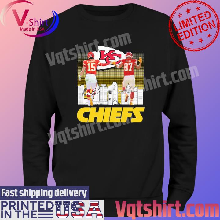 Travis Kelce Patrick Mahomes Shirt Skyline Chiefs Gift - Personalized  Gifts: Family, Sports, Occasions, Trending