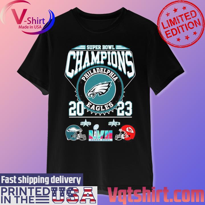 Super Bowl Philadelphia Eagles 2023 Champions shirt, hoodie, sweater, long  sleeve and tank top