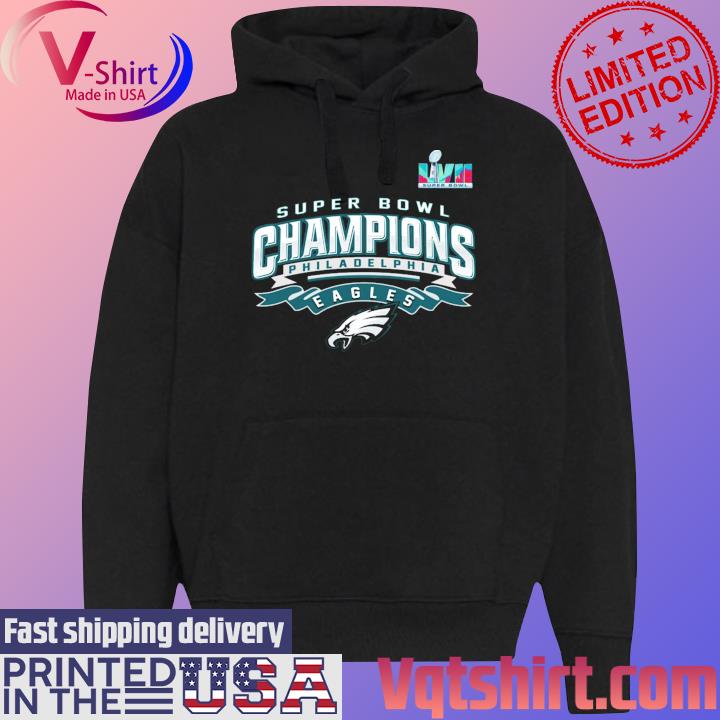 Philadelphia Eagles Super Bowl LVII 57 Champs Trophy Shirt, hoodie