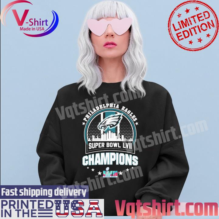 Philadelphia Eagles Skyline Super Bowl LVI Champions shirt, hoodie,  sweater, long sleeve and tank top