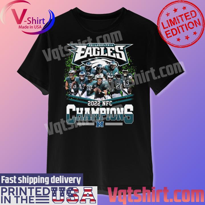 Philadelphia Eagles team football 2022 NFC Champions shirt