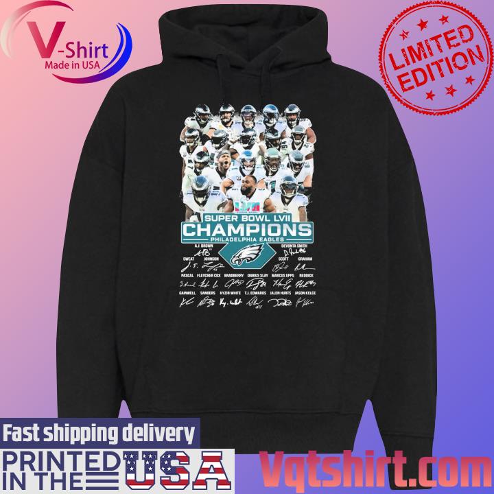 Philadelphia eagles super bowl lvii 2023 champions shirt, hoodie,  longsleeve tee, sweater