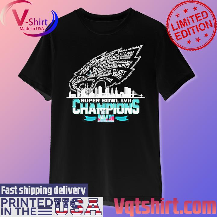 Official Philadelphia Eagles NFC east division Champions 2019 signatures  shirt