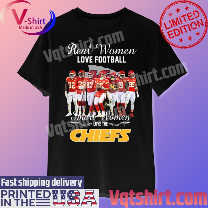 Real Women love football smart Women love the Kansas City Chiefs team Super Bowl LVII shirt