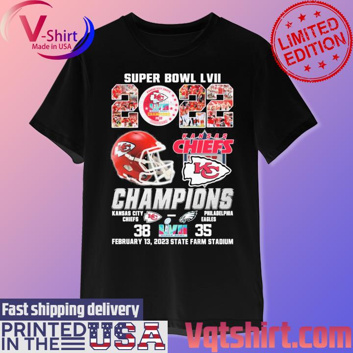 Super Bowl 2023 Lvii Philadelphia Eagles Vs Kansas City Chiefs State Farm  Stadium Shirt Ladies T