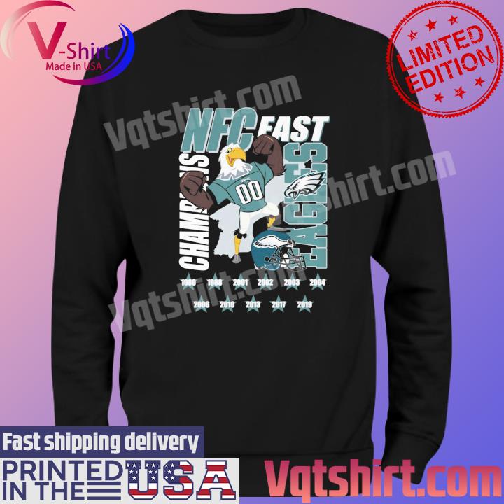 Nfc East Division Champions Philadelphia Eagles 1980-2022 Shirt, hoodie,  sweater, long sleeve and tank top