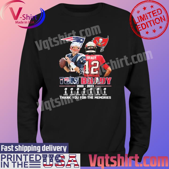 Thank You Tom Brady Memories T-Shirt, hoodie, sweater, long sleeve