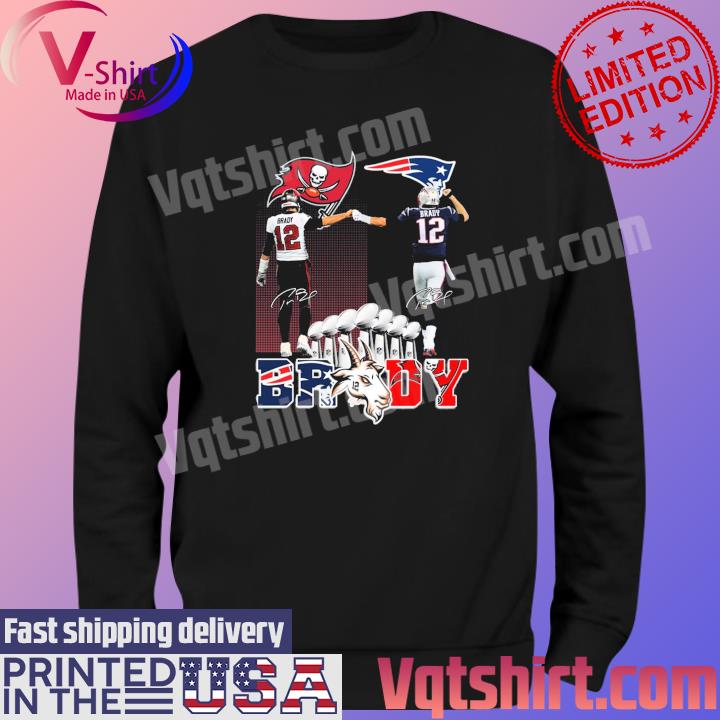 Tom Brady Goat Tampa Bay Buccaneers 12 2023 shirt, hoodie, sweater, long  sleeve and tank top