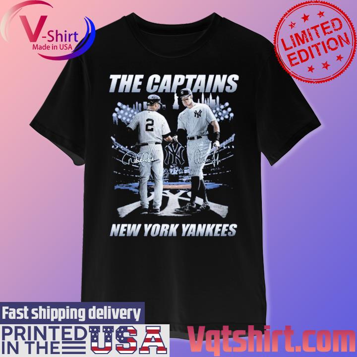 Aaron Judge and New York The Captains New York Yankees signatures shirt,  hoodie, sweater, long sleeve and tank top