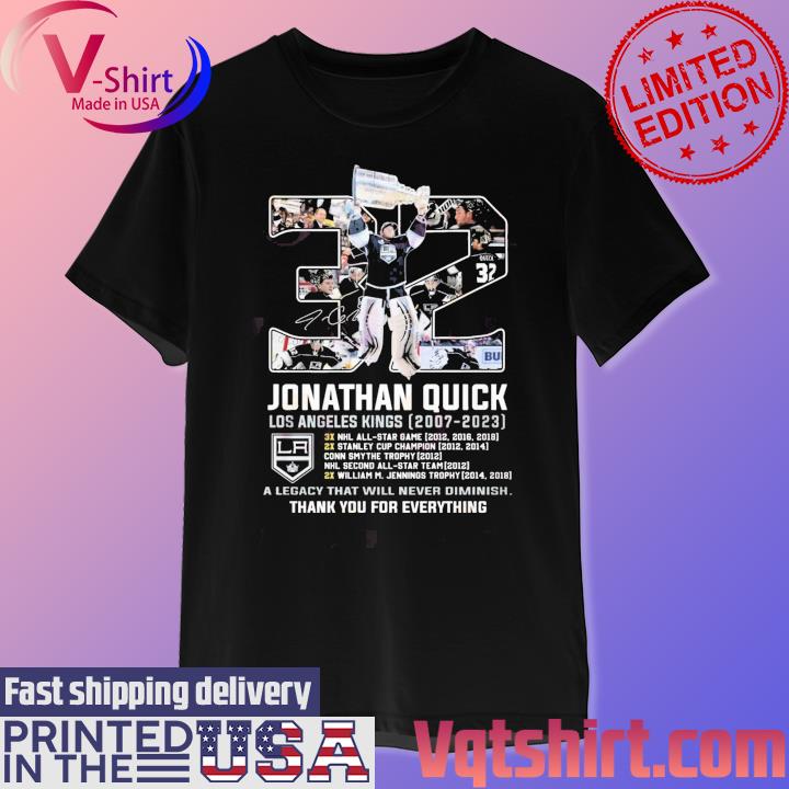 Jonathan Quick Keep Calm Handle It Los Angeles Hockey T Shirt