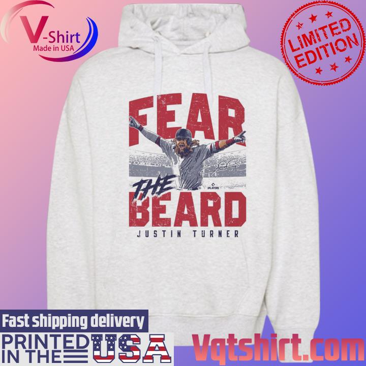 Justin Turner Boston Red Sox Fear The Beard signature shirt, hoodie,  sweater, long sleeve and tank top