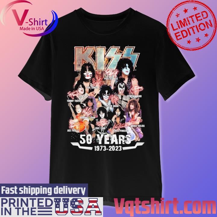 Kiss Band 50 Years 1973-2023 Shirt Limited Edition