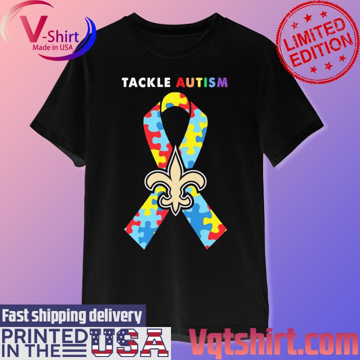 New Orleans Saints Tackle Autism Breast Cancer shirt, hoodie