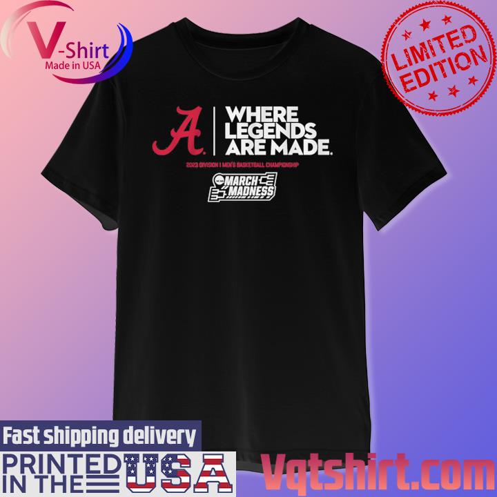 Official Alabama Where Legends are Made 2023 NCAA Championship shirt