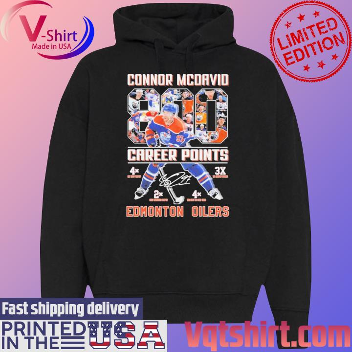 Connor Mcdavid career points edmonton oilers shirt, hoodie